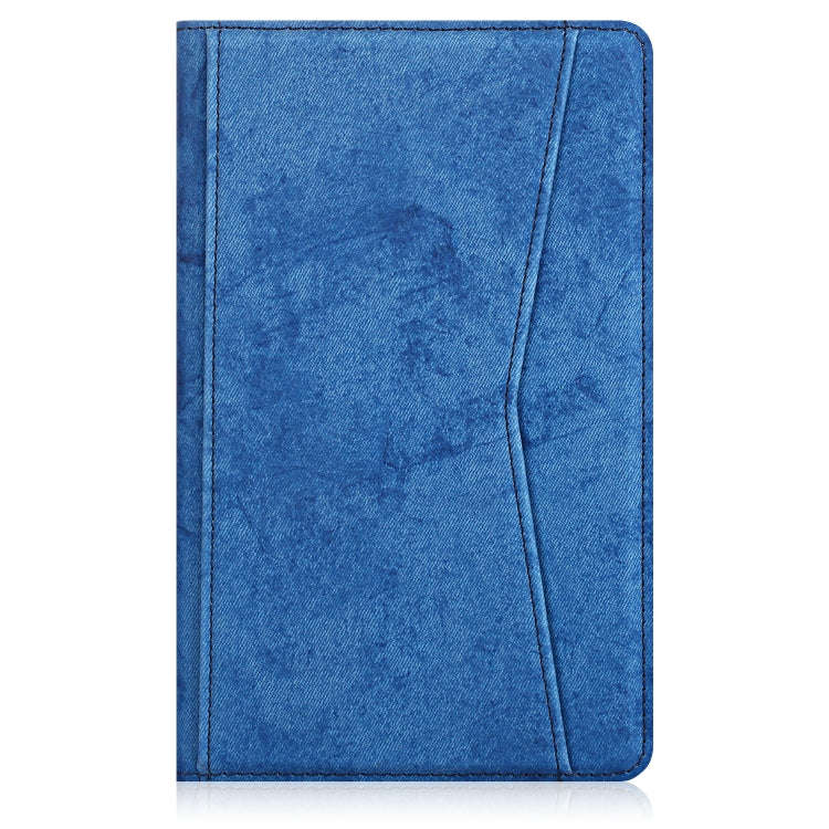 For Huawei MatePad T8 Marble Cloth Texture Horizontal Flip Leather Case with Card Slot & Holder(D...