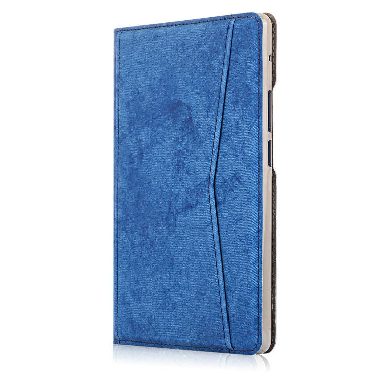 For Huawei MatePad T8 Marble Cloth Texture Horizontal Flip Leather Case with Card Slot & Holder(D...