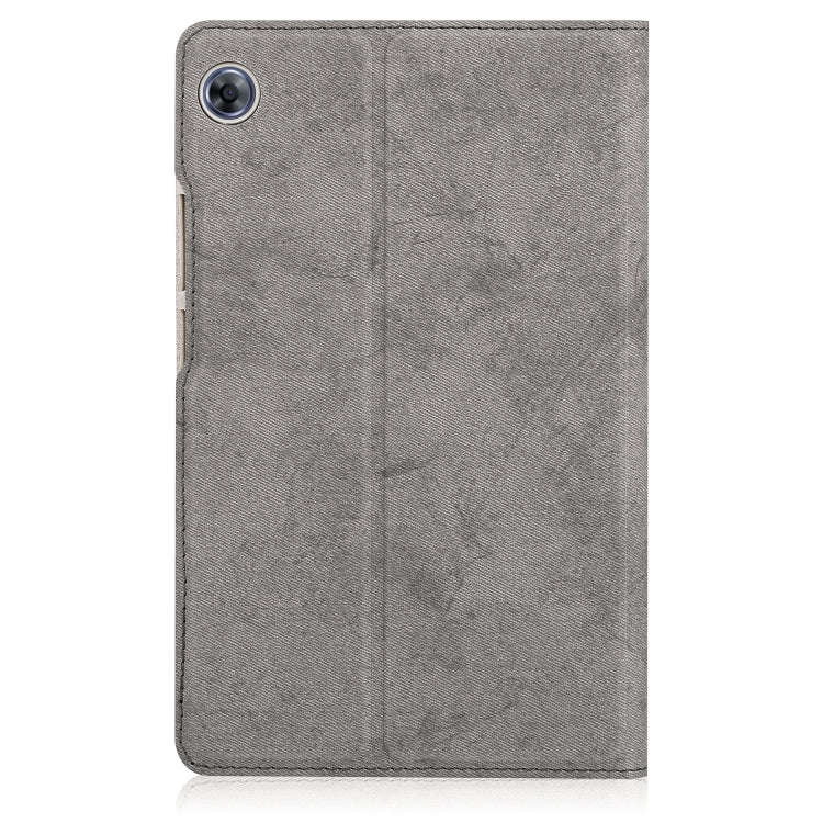 For Huawei MatePad T8 Marble Cloth Texture Horizontal Flip Leather Case with Card Slot & Holder(G...