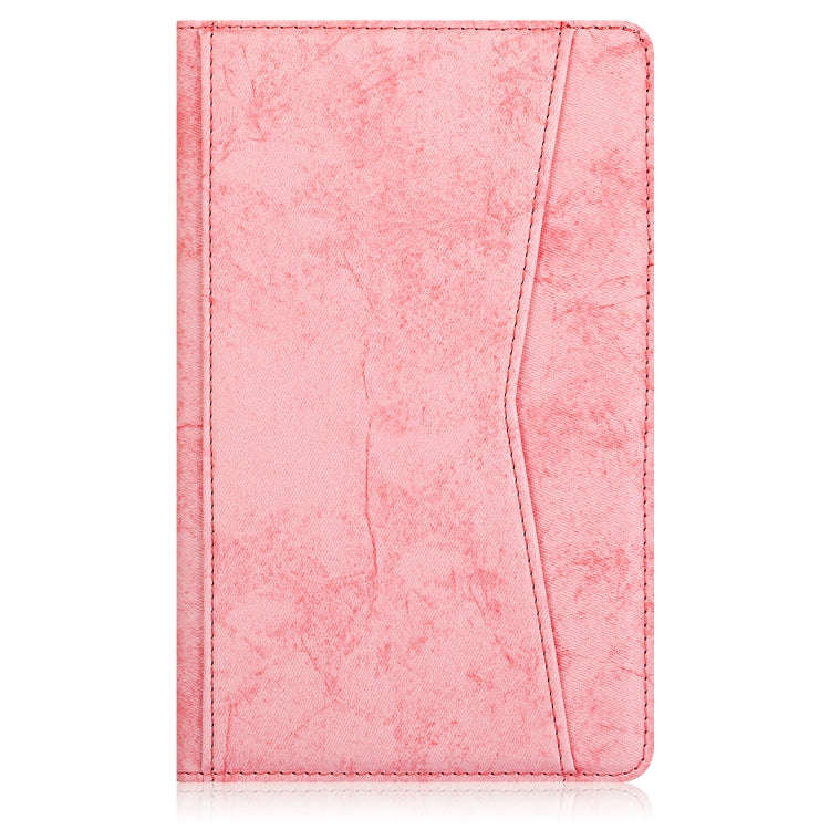 For Huawei MatePad T8 Marble Cloth Texture Horizontal Flip Leather Case with Card Slot & Holder(P...