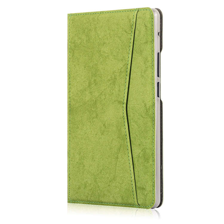 For Huawei MatePad T8 Marble Cloth Texture Horizontal Flip Leather Case with Card Slot & Holder(G...