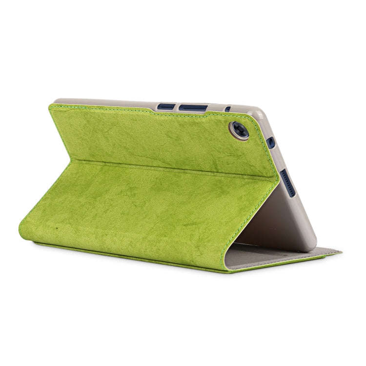For Huawei MatePad T8 Marble Cloth Texture Horizontal Flip Leather Case with Card Slot & Holder(G...
