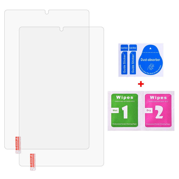 For Orbic TAB8 4G 2pcs 9H 0.3mm Explosion-proof Tempered Glass Film