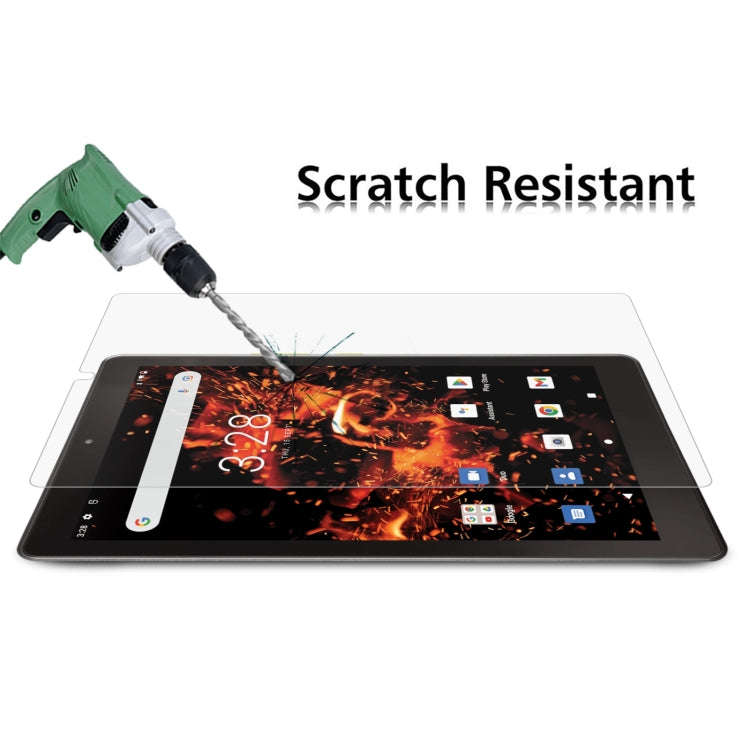 For Orbic TAB8 4G 2pcs 9H 0.3mm Explosion-proof Tempered Glass Film