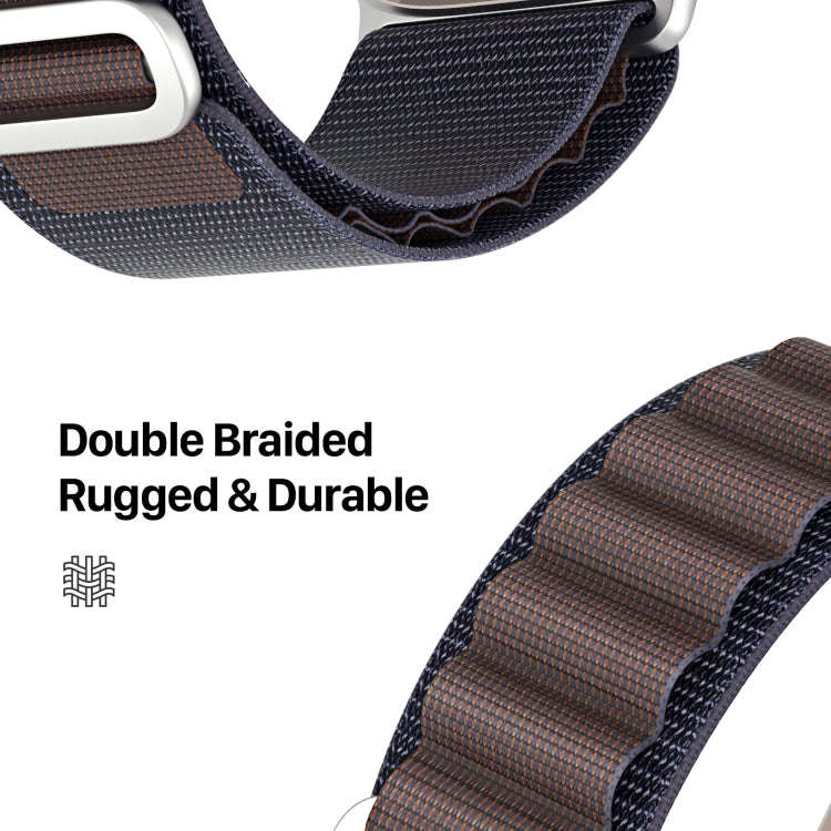 For Apple Watch Series 4 40mm DUX DUCIS GS Series Nylon Loop Watch Band(Indigo Blue)