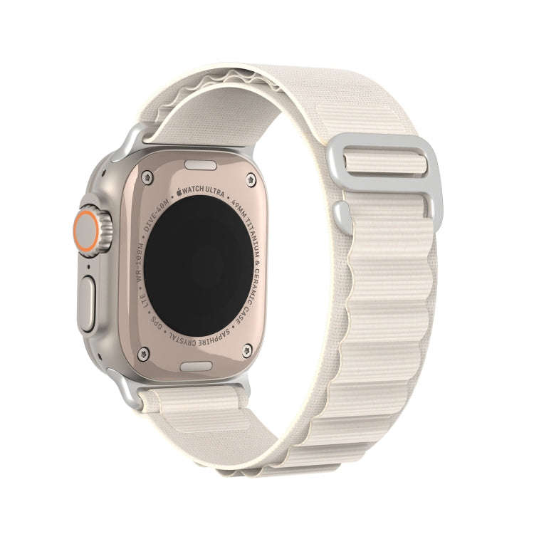 For Apple Watch Ultra 2 49mm DUX DUCIS GS Series Nylon Loop Watch Band(Starlight)