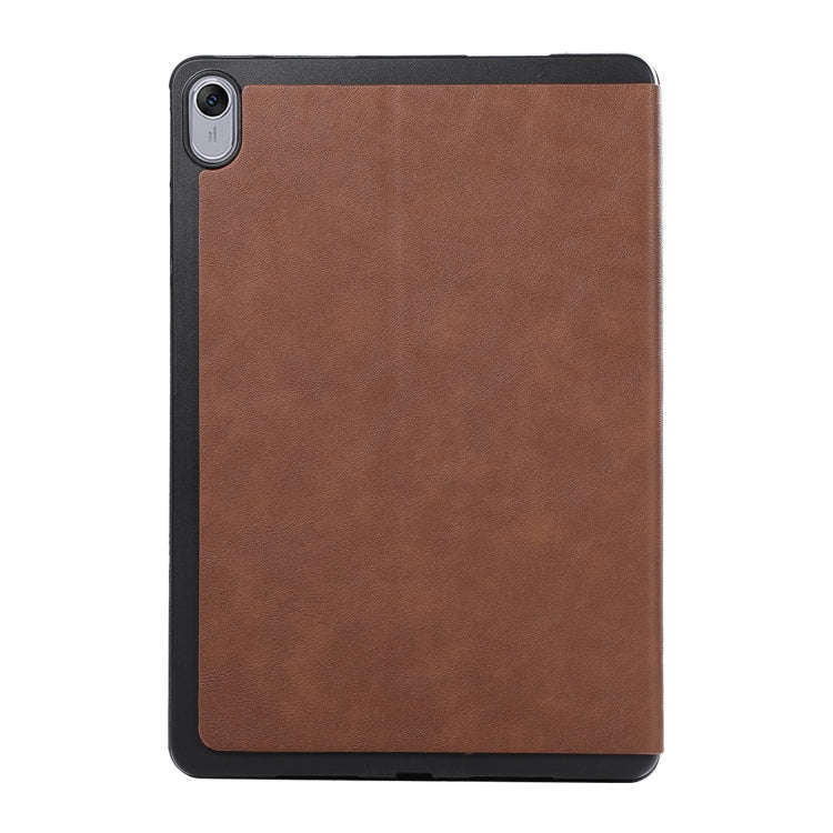 For Huawei MatePad Air TPU Flip Tablet Protective Leather Case(Brown)