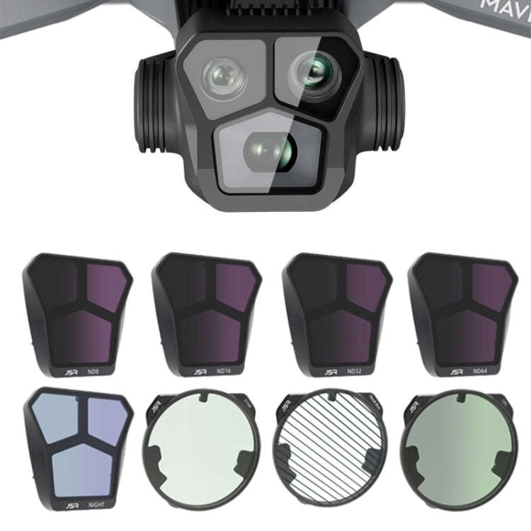 For DJI Mavic 3 Pro JSR KH Series Drone Lens Filter, Filter:8 in 1