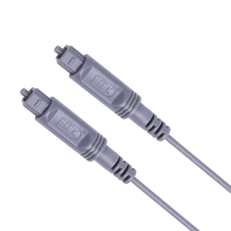 30m EMK OD2.2mm Digital Audio Optical Fiber Cable Plastic Speaker Balance Cable(Silver Grey)