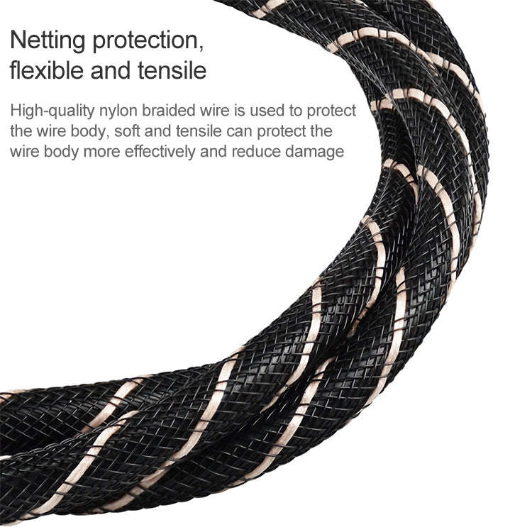 1.5m EMK OD6.0mm Square Port to Round Port Set-top Box Digital Audio Optical Fiber Connecting Cable