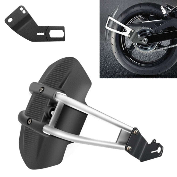 Motorcycle Stainless Steel Modified Rear Wheel Fender Dustproof Splash Flaps Mudguards Fender Gua...