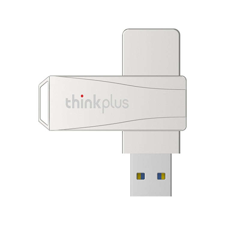Lenovo Thinkplus USB 3.0 Rotating Flash Drive, Memory:128GB(Silver)