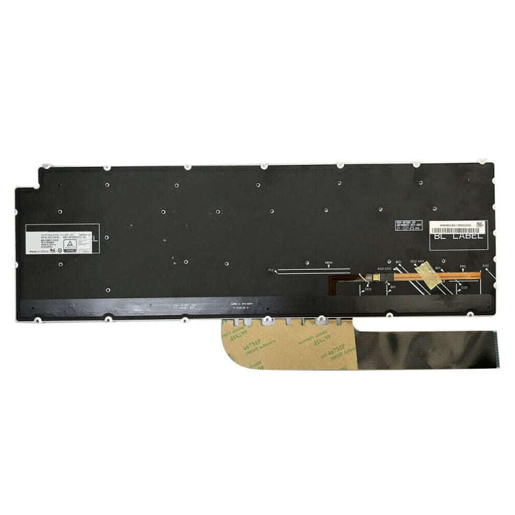 For Dell Inspiron 15 7590 / 7791 / 5584 US Version Backlight Laptop Keyboard(Silver)