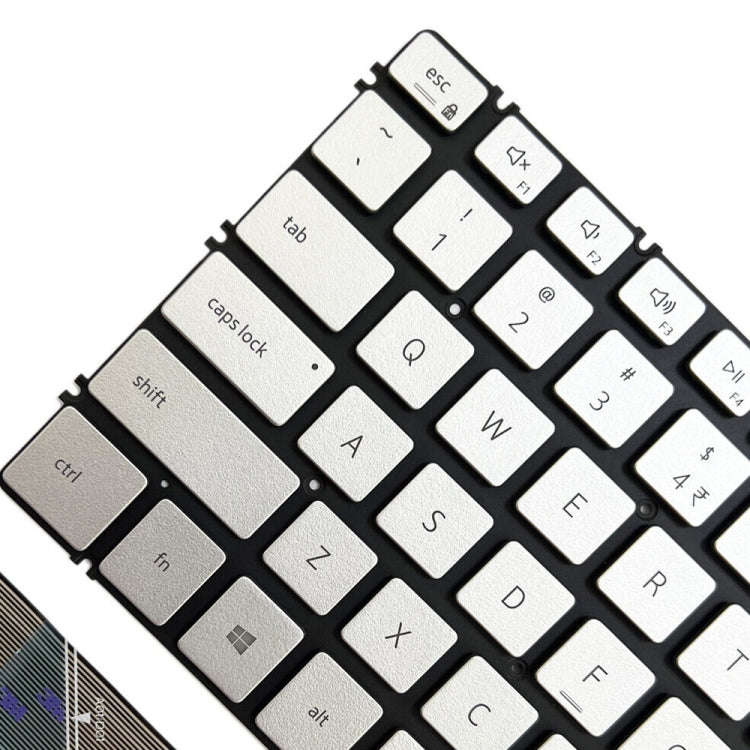 For Dell Inspiron 7490 / Vostro 5390 US Version Backlight Laptop Keyboard(Silver)