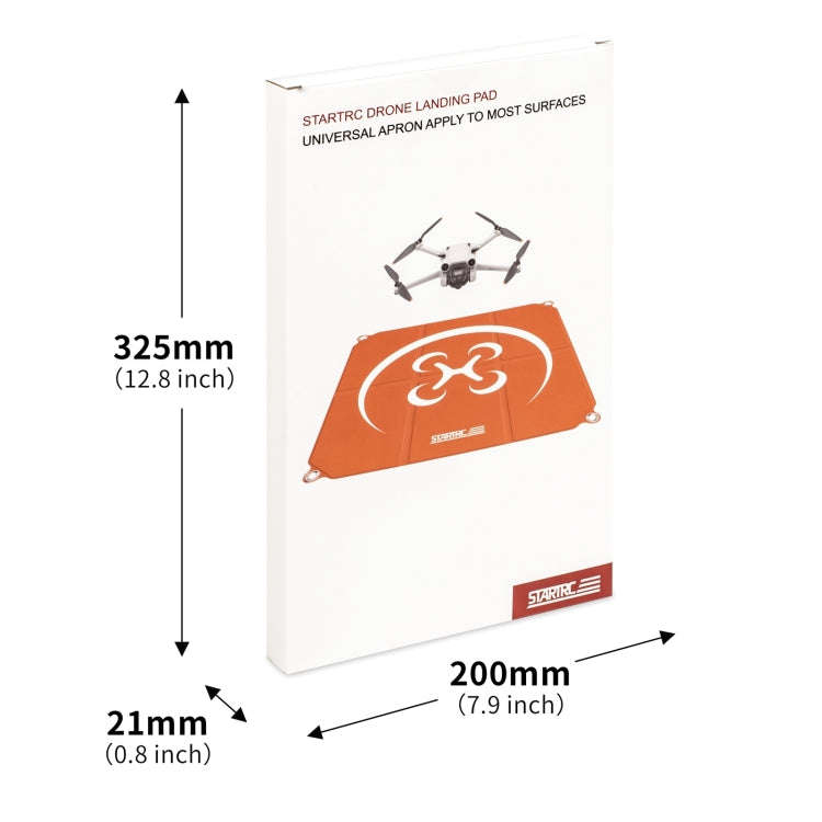 STARTRC Square Cardboard Drone Parking Apron for DJI Avata / Mini 3 / Mavic 3 Pro, Size:55cm x 55...