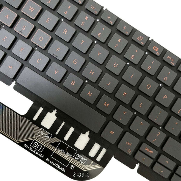 For Dell Latitude 7400 3400 5400 7410 5401 Spanish Version Backlight Laptop Keyboard(Black)