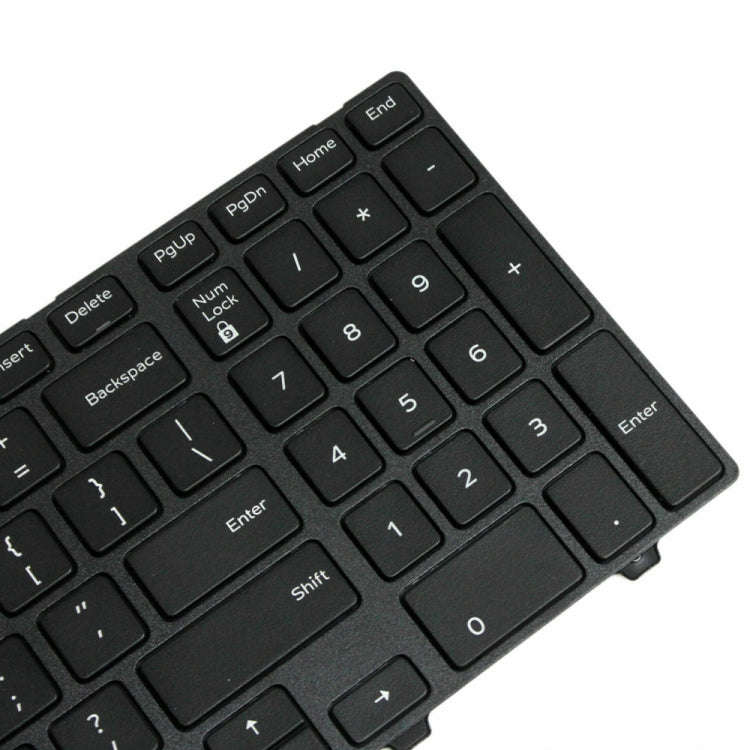Backlight Laptop Keyboard For Dell 15-9550 / 15-3000 / 15-5542(White Word)