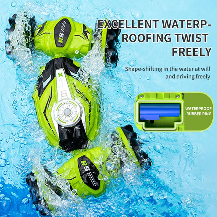 JJR/C Q150 2.4G 4WD Drive Double Sided Remote Control Amphibious Car(Blue)