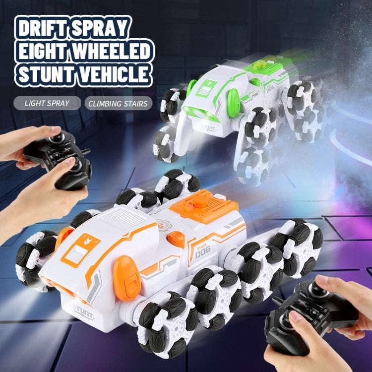 JJR/C Q152 Remote Control Intelligent Eight Wheel Swing Arm Stunt Vehicle(Green)