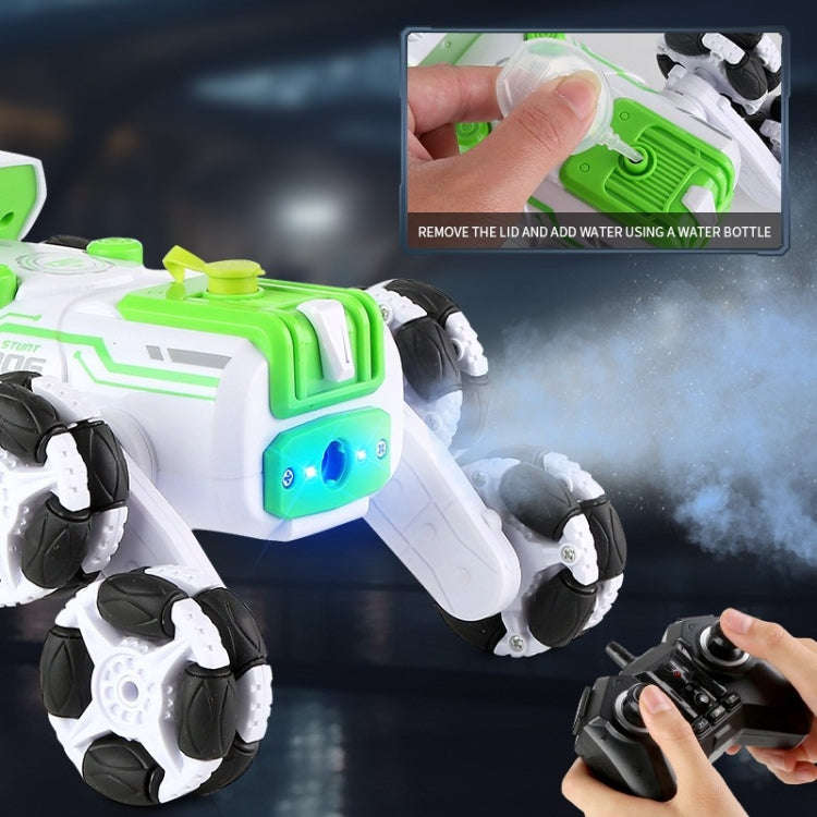 JJR/C Q152 Remote Control Intelligent Eight Wheel Swing Arm Stunt Vehicle(Green)