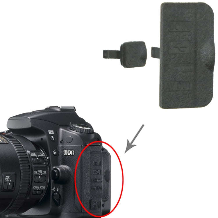 For Nikon D90 OEM USB Cover Cap
