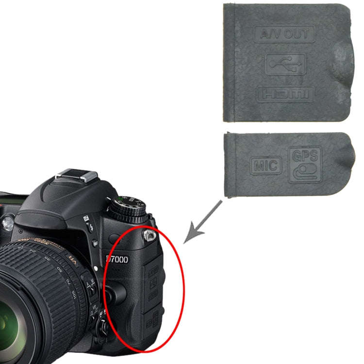 For Nikon D7000 OEM USB Cover Cap
