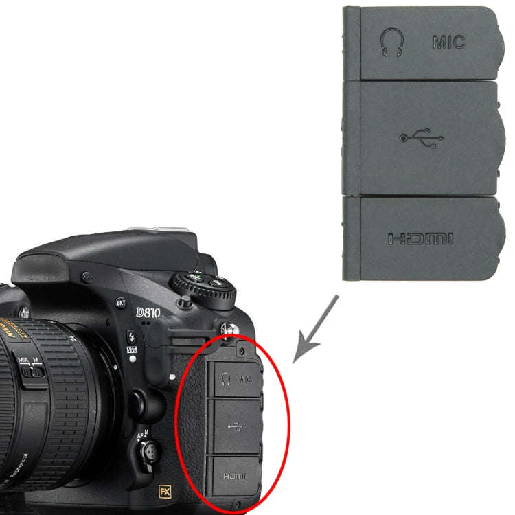 For Nikon D810 OEM USB Cover Cap