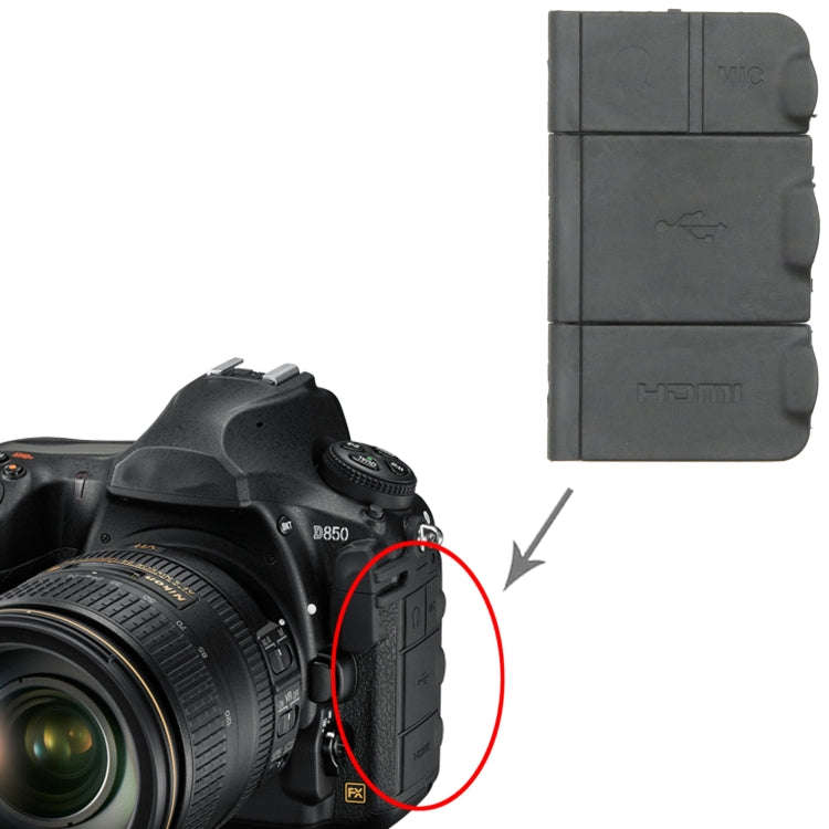 For Nikon D850 OEM USB Cover Cap
