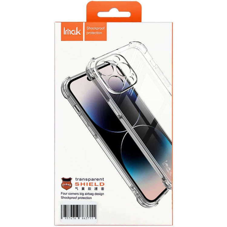 For Asus Zenfone 10 5G imak Shockproof Airbag TPU Phone Case(Transparent)