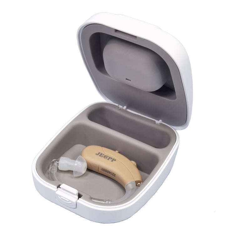 KAIXINWEI B145 DC3.7V Earhook Hearing Aid Sound Amplifier(Khaki)