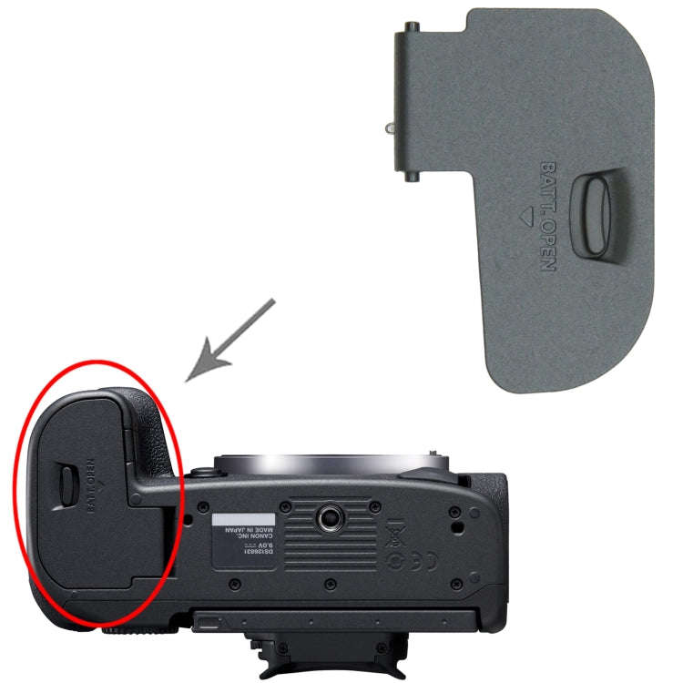 For Canon EOS R6 Original Battery Compartment Cover
