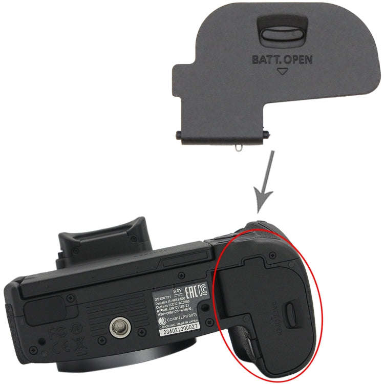 For Canon EOS R Original Battery Compartment Cover