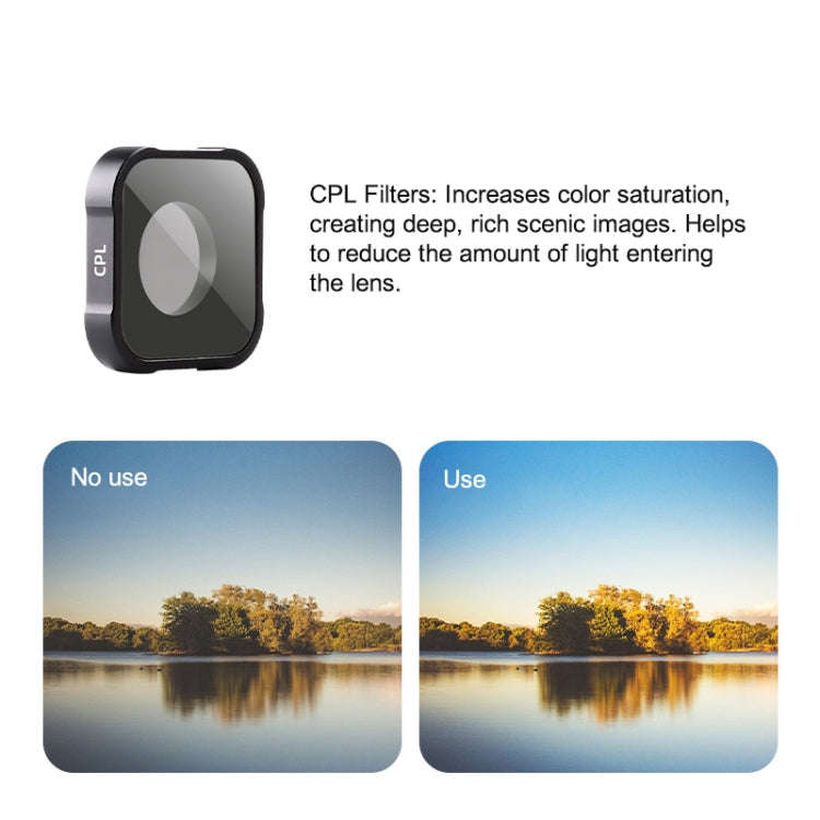 CPL Filter Action Camera Lens Filter For GoPro Hero11 Black / Hero11 Black mini / HERO10 Black / ...