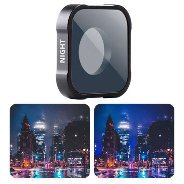 NIGHT Filter Action Camera Lens Filter For GoPro Hero11 Black / Hero11 Black mini / HERO10 Black ...