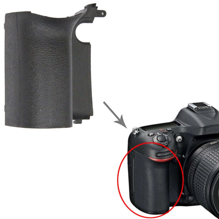 For Nikon D7100 Camera Grip Protective Leather Cover