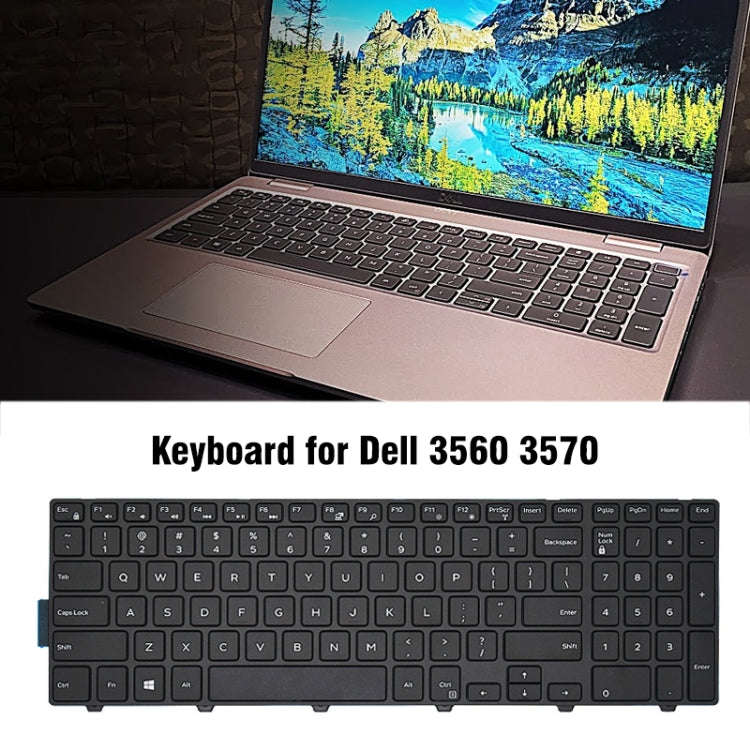 US Version  Laptop Keyboard For Dell 3560 3570(Black)