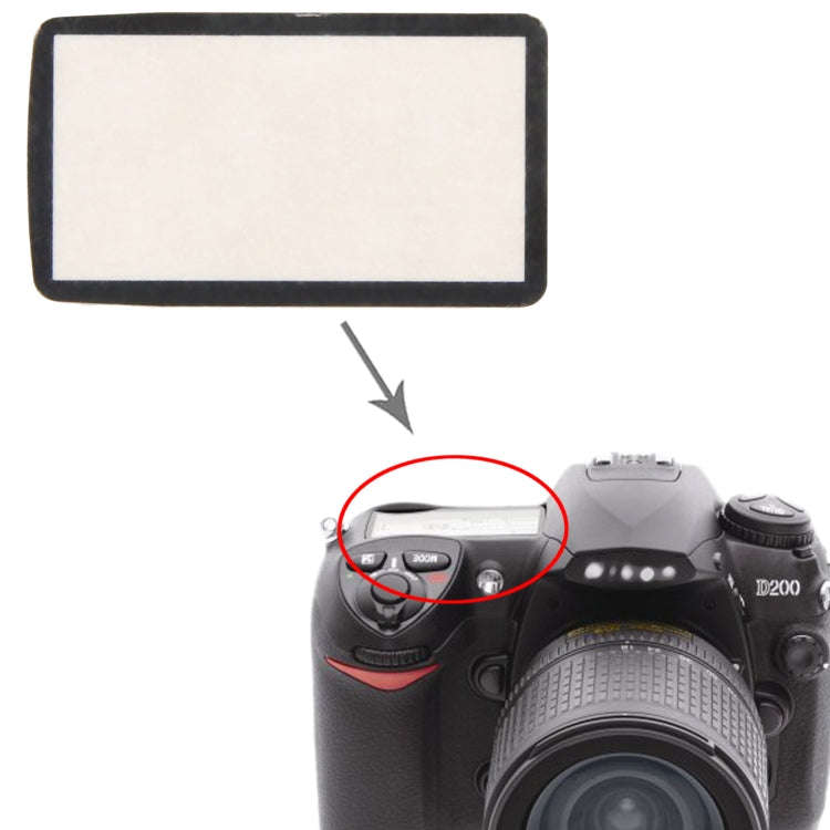 For Nikon D200 Top Cover Shoulder LCD Outer Lens