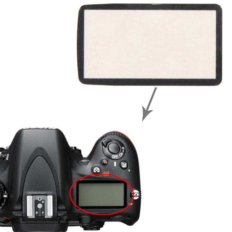 For Nikon D600 Top Cover Shoulder LCD Outer Lens