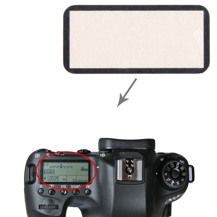 For Canon EOS 6D Top Cover Shoulder LCD Outer Lens