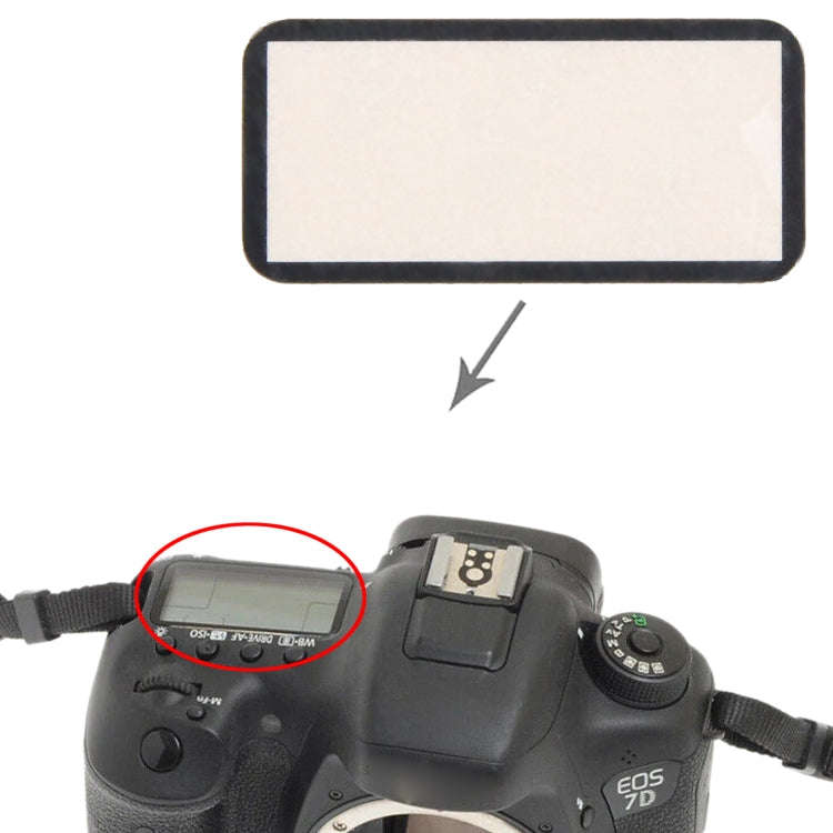 For Canon EOS 7D Top Cover Shoulder LCD Outer Lens