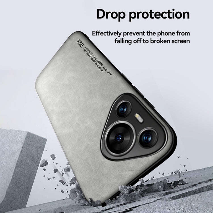 For Huawei Maimang 30 Skin Feel Magnetic Leather Back Phone Case(Green)