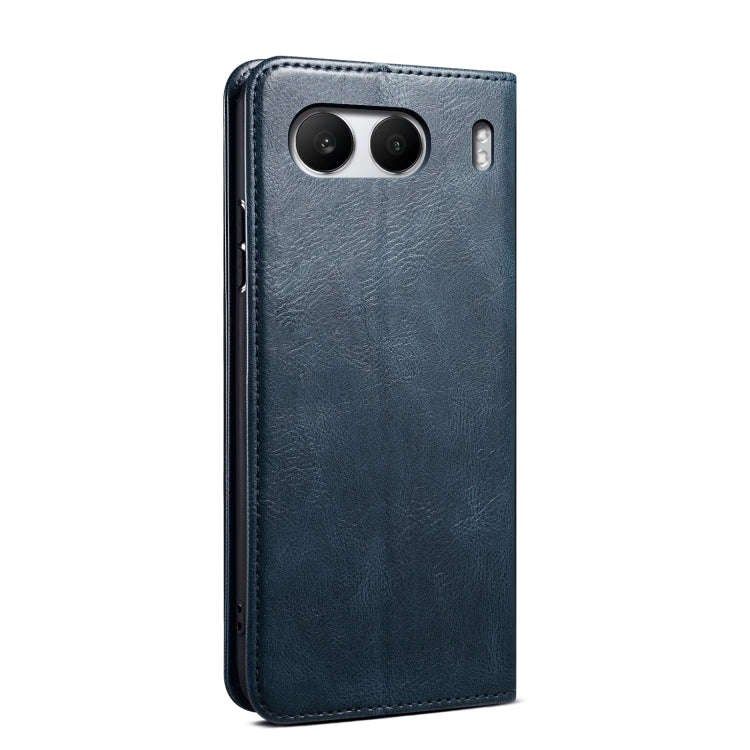 For OnePlus Nord 4 Oil Wax Crazy Horse Texture Leather Phone Case(Blue)