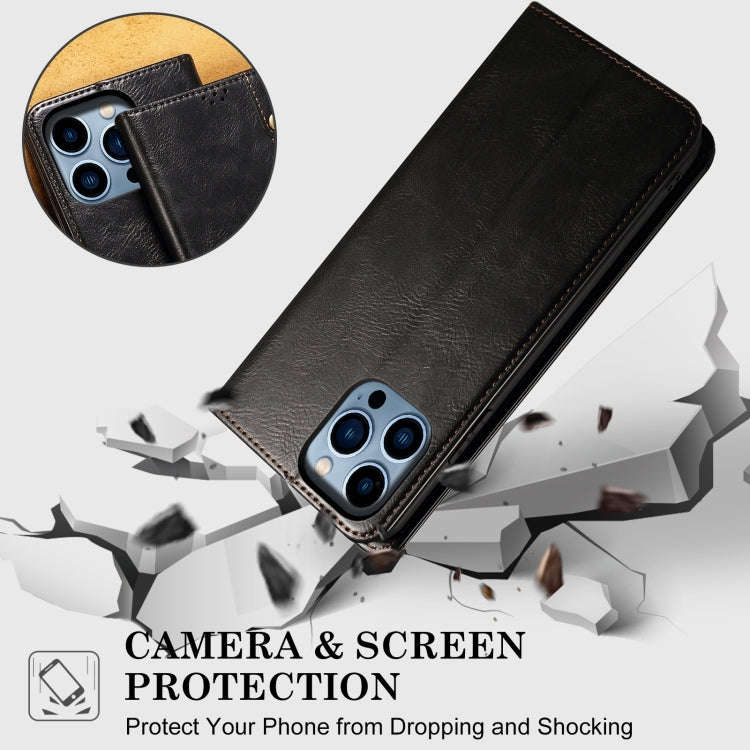 For OnePlus Nord 4 Oil Wax Crazy Horse Texture Leather Phone Case(Black)
