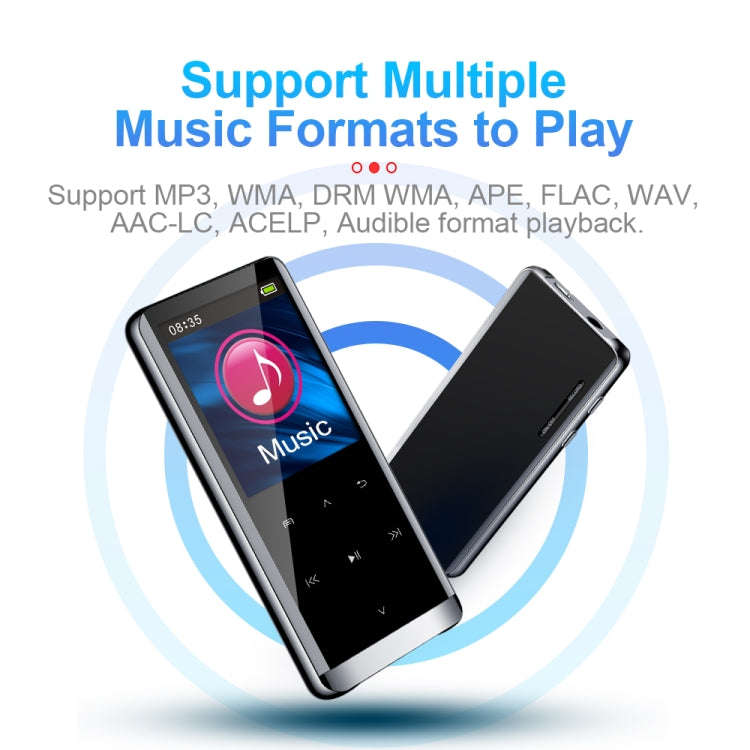 JNN M13 1.8 Inch LCD Screen Touch HiFi MP3 Player, Memory:16GB(With Bluetooth)