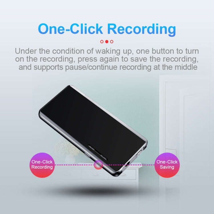 JNN M13 1.8 Inch LCD Screen Touch HiFi MP3 Player, Memory:64GB(With Bluetooth)