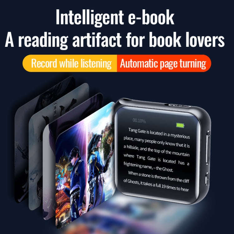 JNN M30 1.44 inch HD Screen Noise Reduction Control MP3 E-Book Player, Memory:32GB