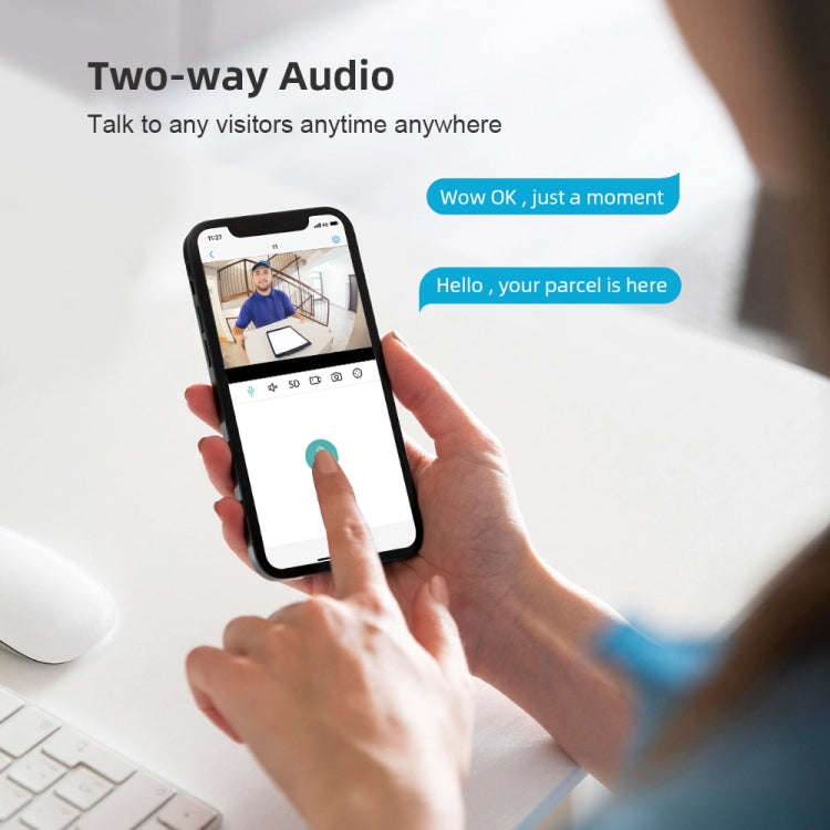 A8-C2 2MP Smart WiFi Surveillance IP Camera, Dual-light Full Color Night Vision / Two Way Audio /...