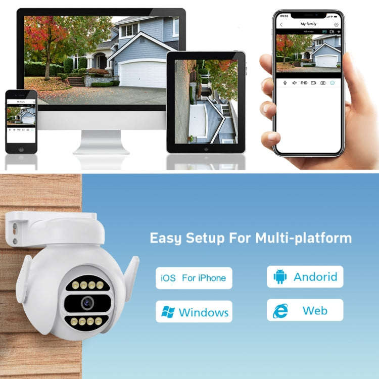 A8-C2 2MP Smart WiFi Surveillance IP Camera, Dual-light Full Color Night Vision / Two Way Audio /...