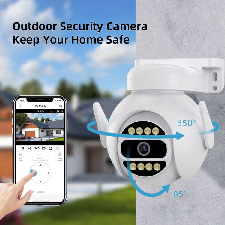 A8-C2 2MP Smart WiFi Surveillance IP Camera, Dual-light Full Color Night Vision / Two Way Audio /...