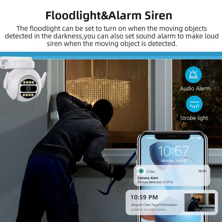 A8-C2 2MP Smart WiFi Surveillance IP Camera, Dual-light Full Color Night Vision / Two Way Audio /...